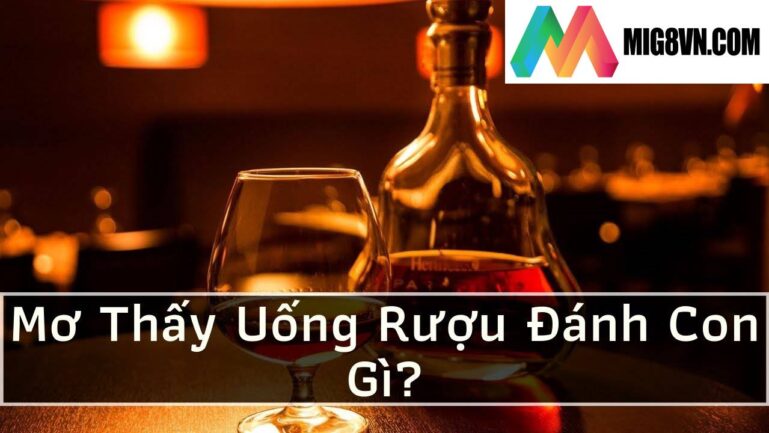 Mơ thấy uống rượu đánh con gì